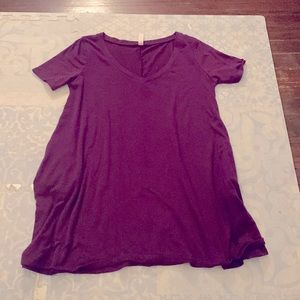 Zenana Premium Purple Tunic with Pockets